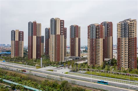 Aerial Photography Of Commercial Buildings In Mayong Dongguan Guangdong Province China Stock ...