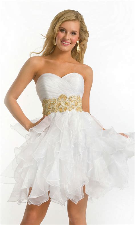 White Prom Dresses | Dressed Up Girl