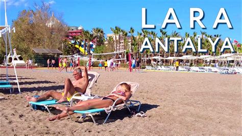 Antalya LARA walking along city & beach #turkey #antalya #lara - YouTube