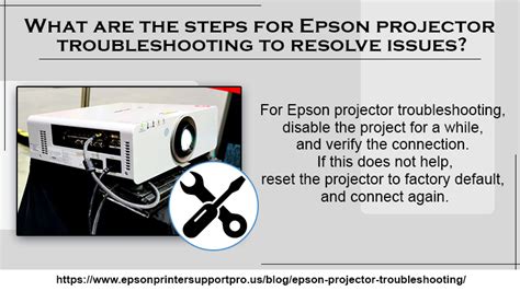 What are the steps for Epson projector troubleshooting to resolve issues?