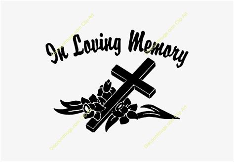 In Loving Memory Cross Clipart - Loving Memory Cross Clipart - 500x500 ...