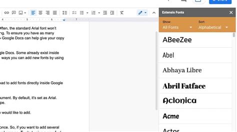 How to Add Fonts To Google Docs