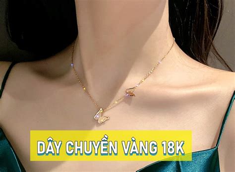 Dây chuyền Vàng 18k 1 chỉ giá bao nhiêu tiền hôm nay