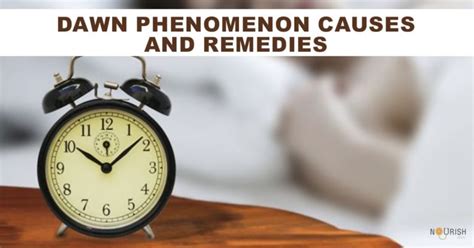 Dawn Phenomenon Causes & Remedies - NourishDoc