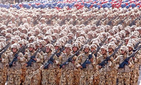 Iranian Army Soldiers During Military Parade Editorial Stock Photo ...