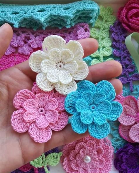 Pin by Meryem kızmış on dantel | Crochet crafts, Crochet flower ...