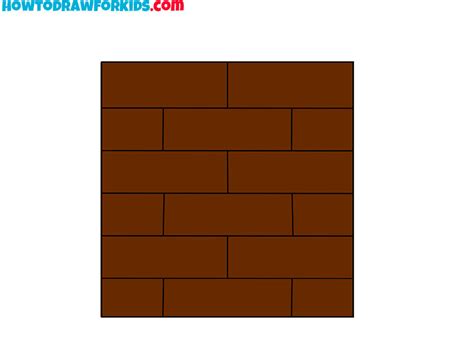 How to Draw Bricks - Easy Drawing Tutorial For Kids