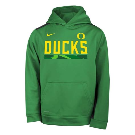 Nike Oregon Ducks Youth Therma-FIT Performance Hoodie