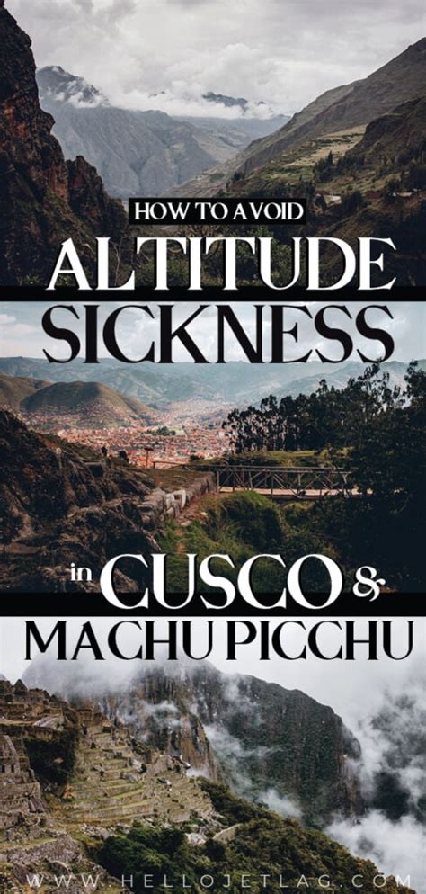 Machu Picchu & Cusco Altitude Sickness // Everything You Need to Know