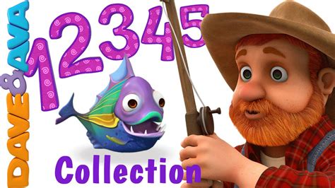 12345 Once I Caught a Fish Alive | Number Song | Nursery Rhymes Collection from Dave and Ava ...