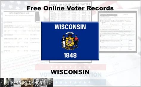 Free Wisconsin Online Voter Records – The Ancestor Hunt