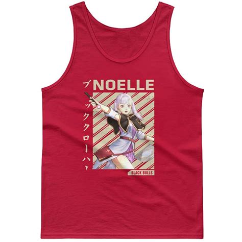 Black Clover Tank Top: Classic Red Noelle Tank Top | Black Clover Merch ...