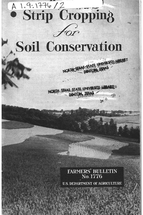 Strip cropping for soil conservation. - UNT Digital Library