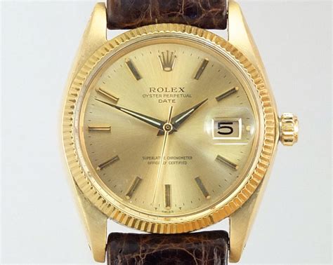 Rolex Oyster Perpetual, Date, 1965 | Vintage Gold Watches