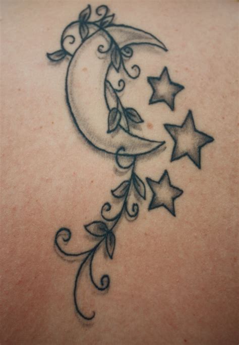 Moon And Star Tattoos