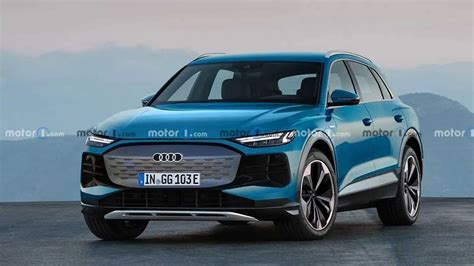 2023 Audi Q6 E-Tron Rendering Attempts To Delete The Camouflage