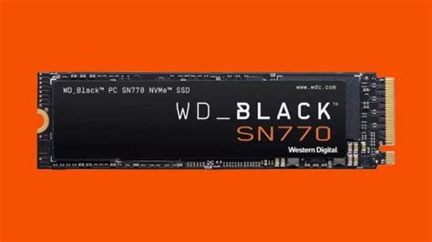 The WD Black SN770 1TB SSD is better than half price on Amazon