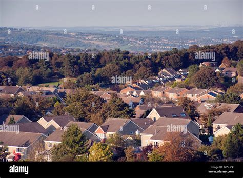 View over Fulwood in Sheffield across to the "Trent Valley Stock Photo ...