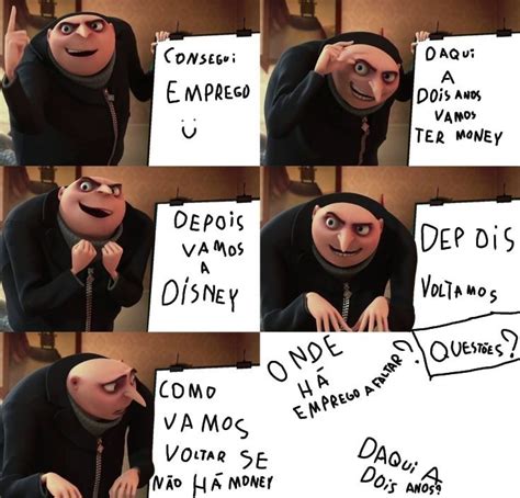 Memes foop memes sobre o gru maldisposto