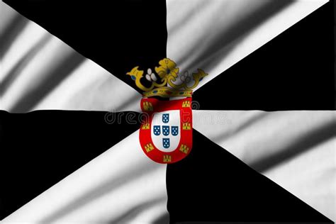 Flag of Ceuta stock illustration. Illustration of sign - 82143622