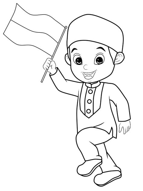 Negaraku.. Indonesia #merdeka Coloring Book Pages, Coloring Pages For ...