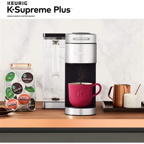 Keurig K-Supreme Plus Stainless Steel Single Serve K-Cup Pod Coffee ...