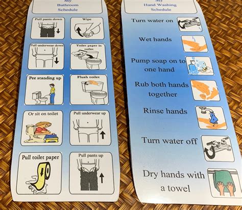 Autism PECS Visual Schedule Hygiene Routine for Kids-Potty | Etsy