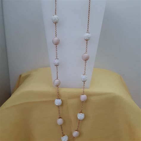 Lovisa Womens Necklaces Gold / Pink / White (s)