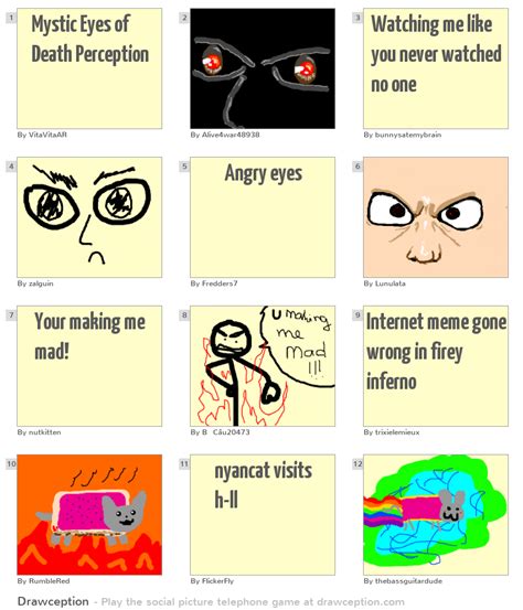 Mystic Eyes of Death Perception - Drawception