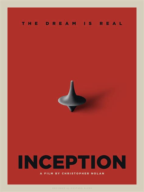 Minimalist poster for the movie INCEPTION : r/graphic_design