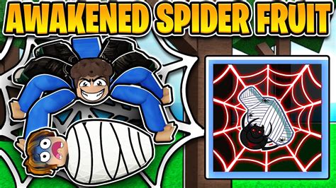 We Awakened The NEW SPIDER FRUIT In Blox Fruits! - YouTube