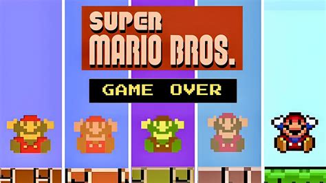 Evolution of Super Mario Bros. GAME OVER Screens - YouTube