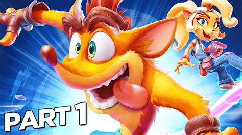 CRASH BANDICOOT 4 IT'S ABOUT TIME Walkthrough Gameplay Part 1 - INTRO ...