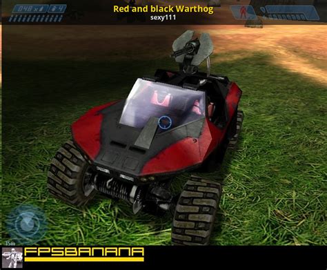 Red and black Warthog [Halo: Combat Evolved] [Mods]