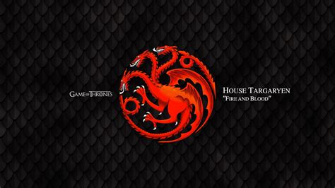 Game of Thrones House Targaryen logo, Game of Thrones, House Targaryen ...