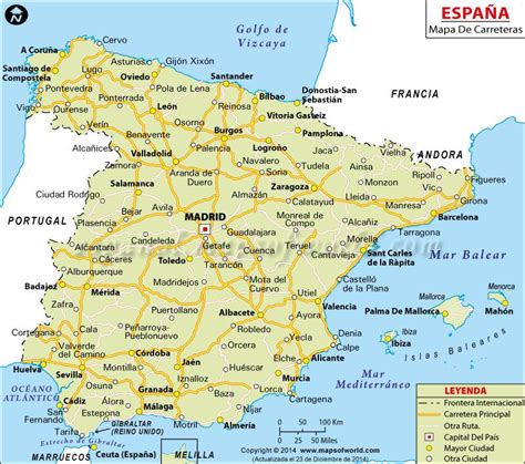 España Mapa de Ruta | Mapa de Carreteras de España | Mapas de ...