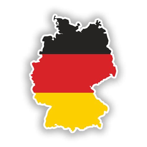 2 x Germany Flag Vinyl Stickers Travel Luggage #10038 – Destination ...