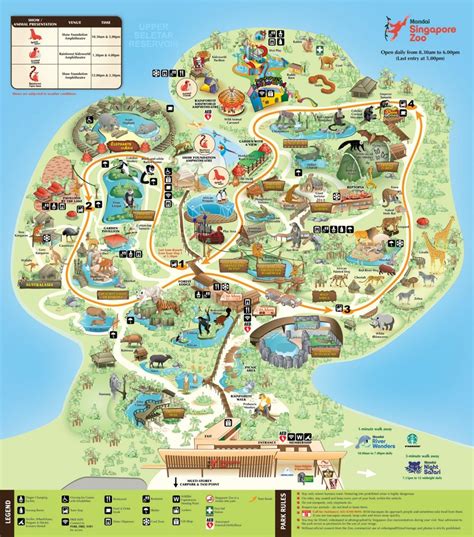 Singapore Zoo Map - Ontheworldmap.com