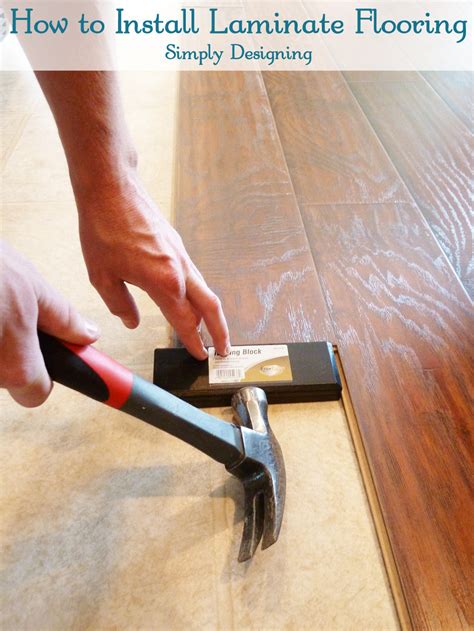 How to Install Floating Laminate Wood Flooring {Part 2}: The Installation