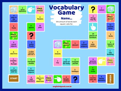 Vocabulary Game - English4Good - Time to practice!