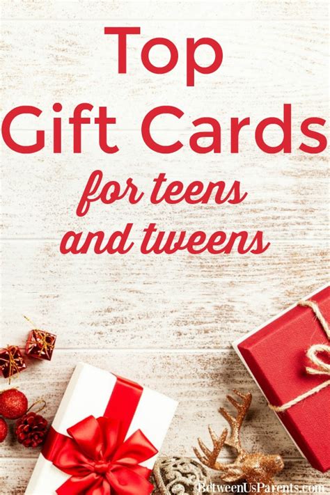 Top gift cards for teens this holiday season