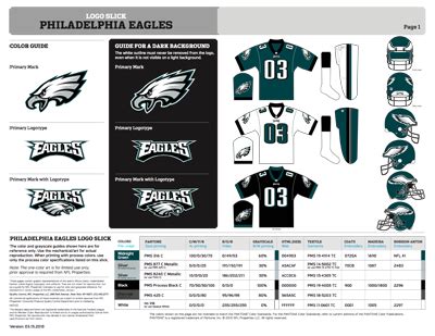 Philadelphia Eagles Colors | Sports Teams Colors | U.S. Team Colors