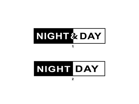 night & day logo/label design by Shohag Hossan on Dribbble