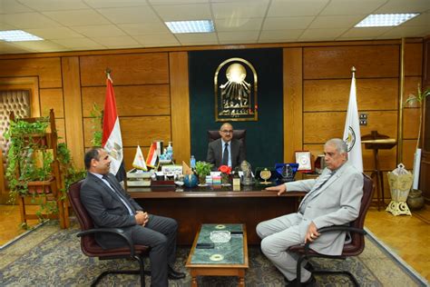 The President of Assiut University confirms, during his reception of the Yemeni cultural advisor ...