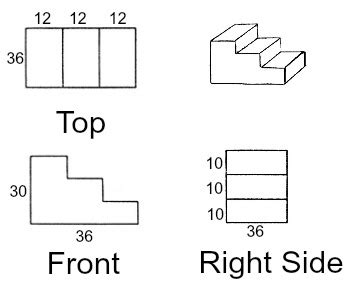 Engineering Drawing - Orthographic Projection - General Questions