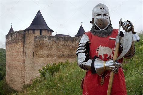 Medieval knight in the castle — Stock Photo © denistopal #1906123