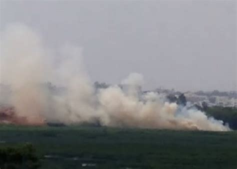 After toxic foam clouds, Bellandur Lake catches fire for second time