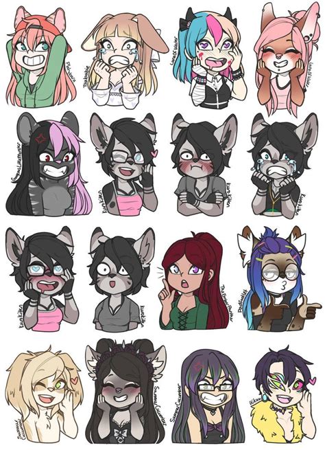 Cheeb+Emotes+Batch+#2+by+LunaOfWater.deviantart.com+on+@DeviantArt | Character design ...