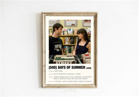 500 Days of Summer Movie Poster - Etsy