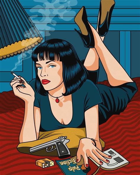 Pulp Fiction Pop art Poster | Pop art posters, Pop art drawing, Pop art ...